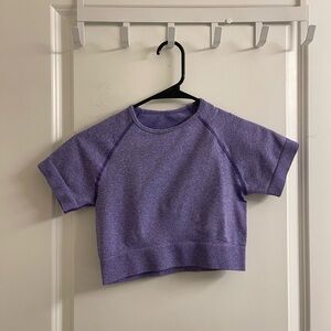 Kids Purple Short Sleeve Top